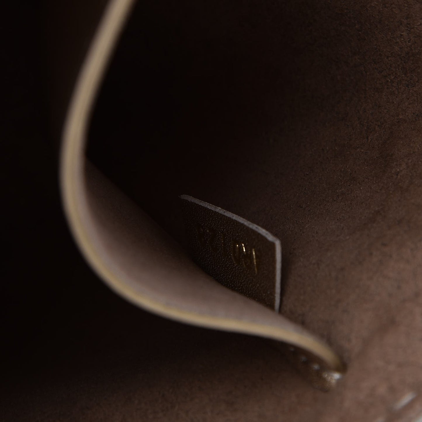 Metallic Calfskin Love Note Gold Silver