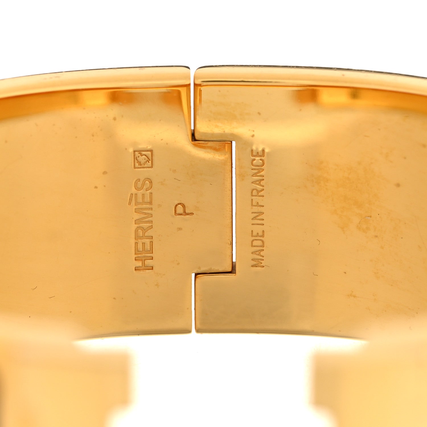 Hermes Enamel Wide Clic Clac H Bracelet PM Black 4 of 4