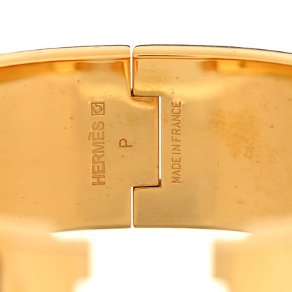 Hermes Enamel Wide Clic Clac H Bracelet PM Black 4 of 4
