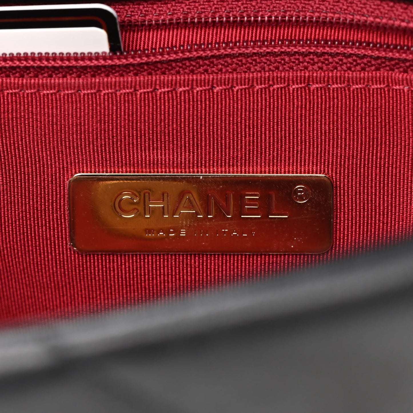 Goatskin Quilted Medium Chanel 19 Flap Black