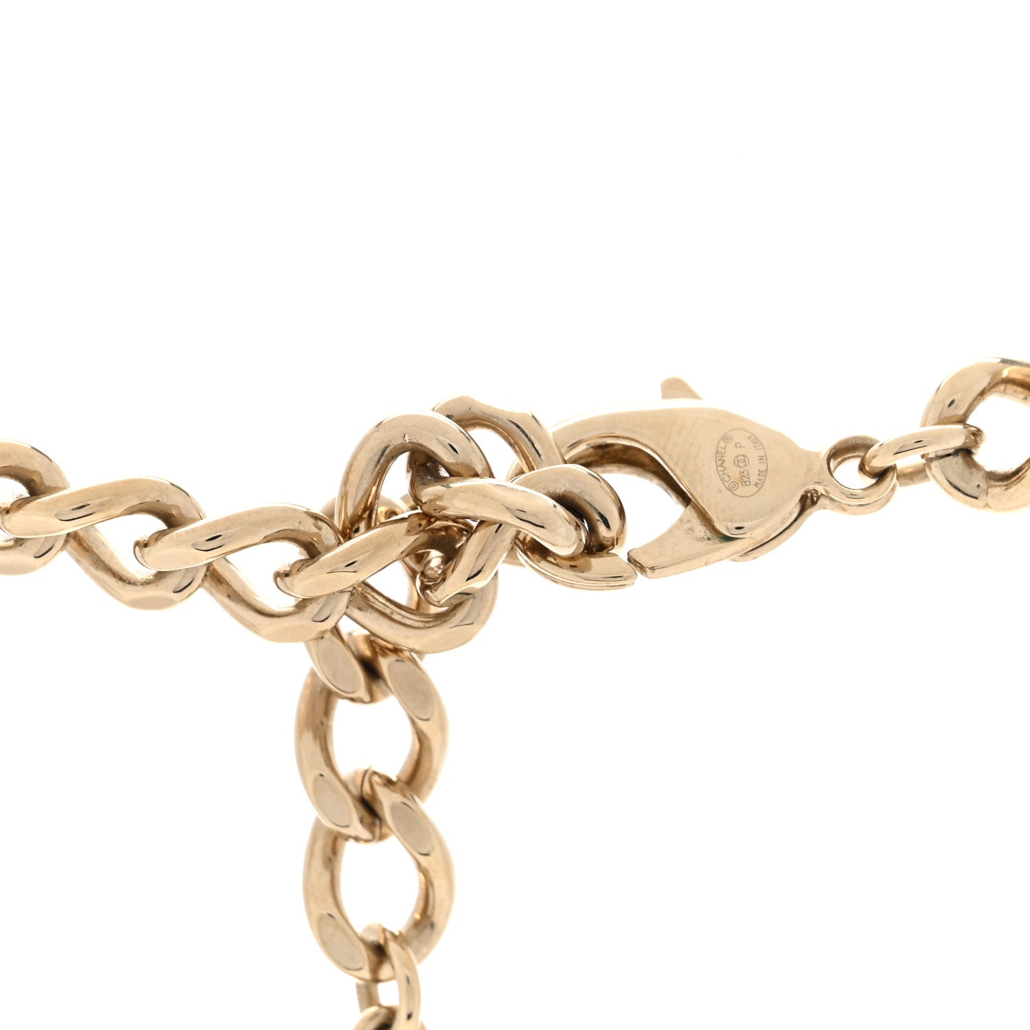 Chanel Metal Crystal CC Choker Gold 4 of 5