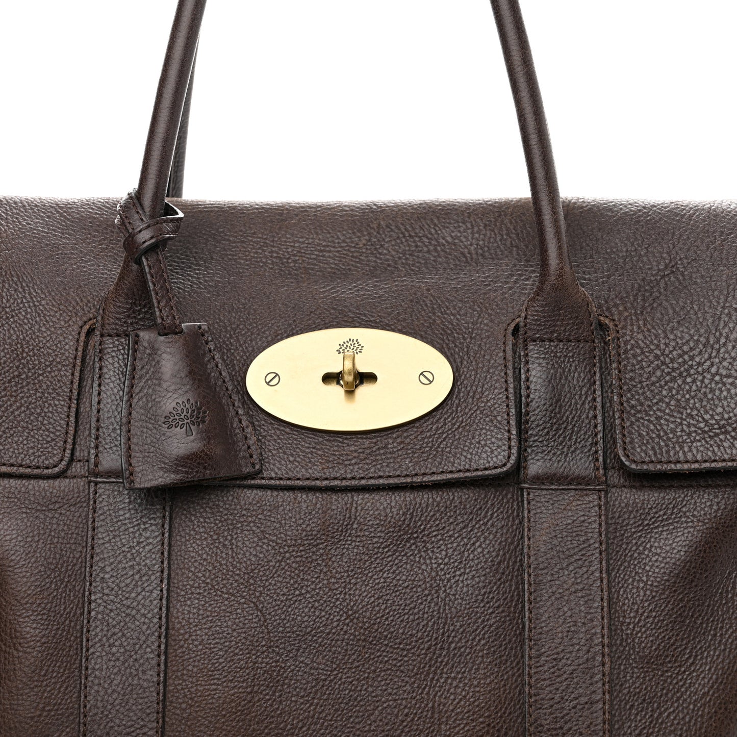 Classic Grain Calfskin Bayswater Chocolate