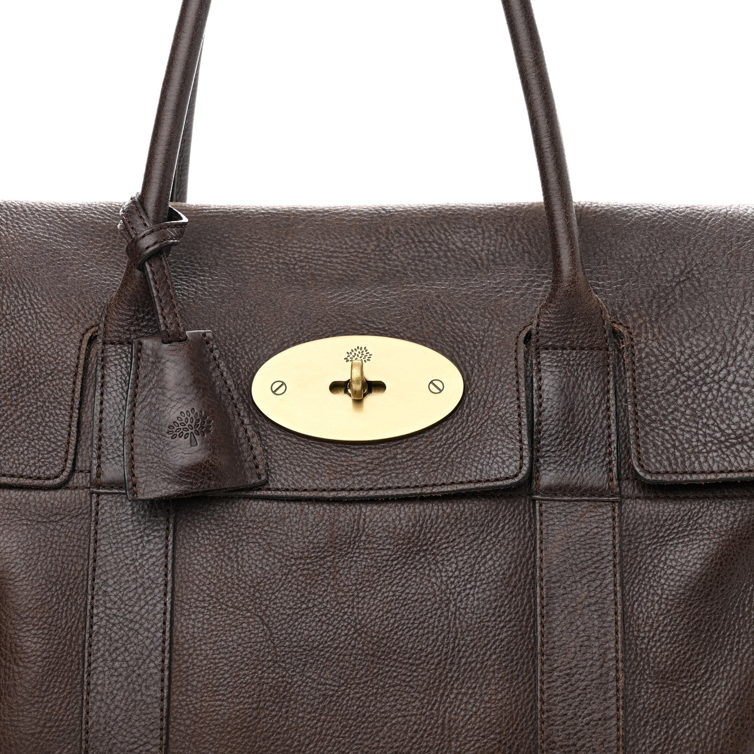 Mulberry Classic Grain Calfskin Bayswater Chocolate 8 of 14