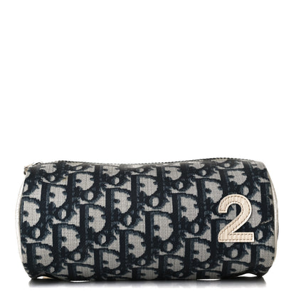 Christian Dior Monogram Girly Cosmetic Case Black White 1 of 10