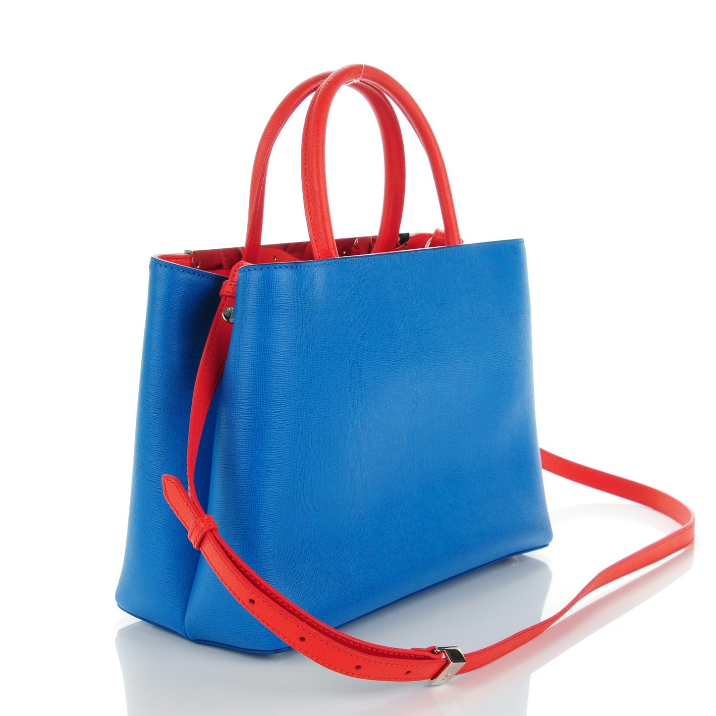 Vitello Elite Monster Petite 2Jours Tote Blue Royal Papavero Multicolor
