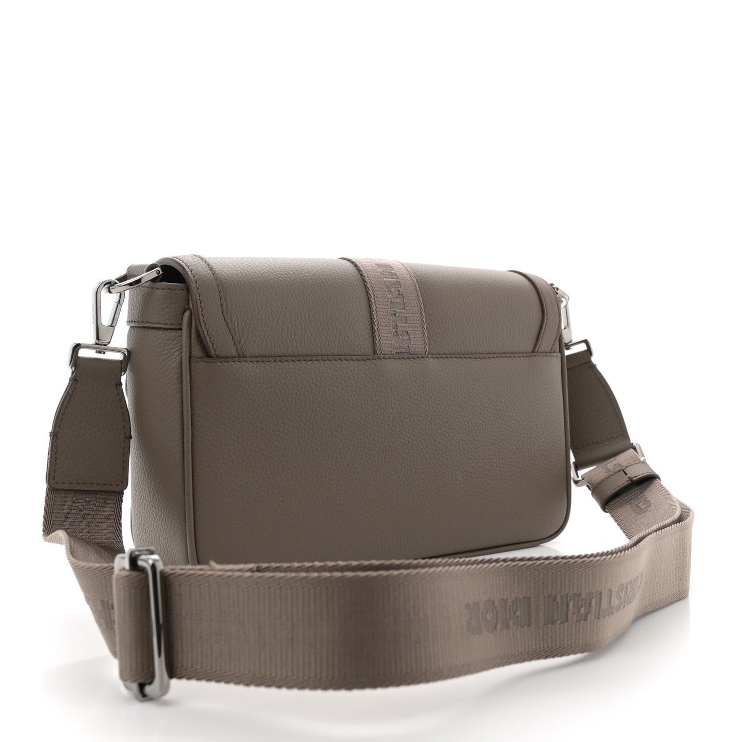 Grained Calfskin Hit The Road Bag Dark Green