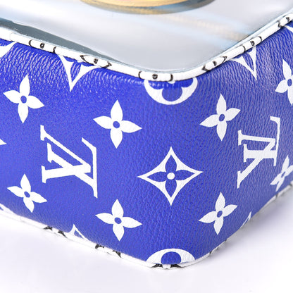 Louis Vuitton Monogram Giant Hawaii Beach Pouch Blue 8 of 9