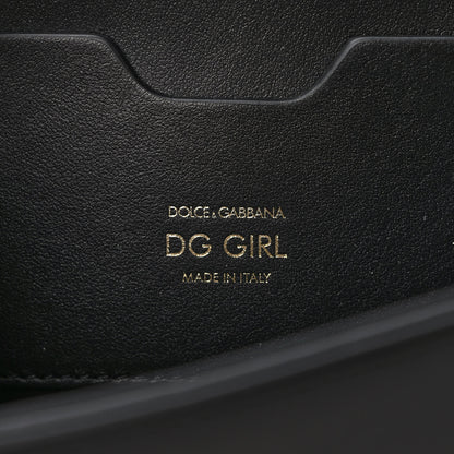 Dolce & Gabbana Satin Ocelot Printed DG Girls Phone Bag Black 5 of 8