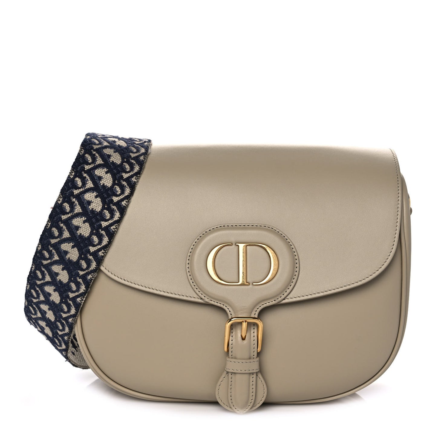 Box Calfskin Large Bobby Flap Beige