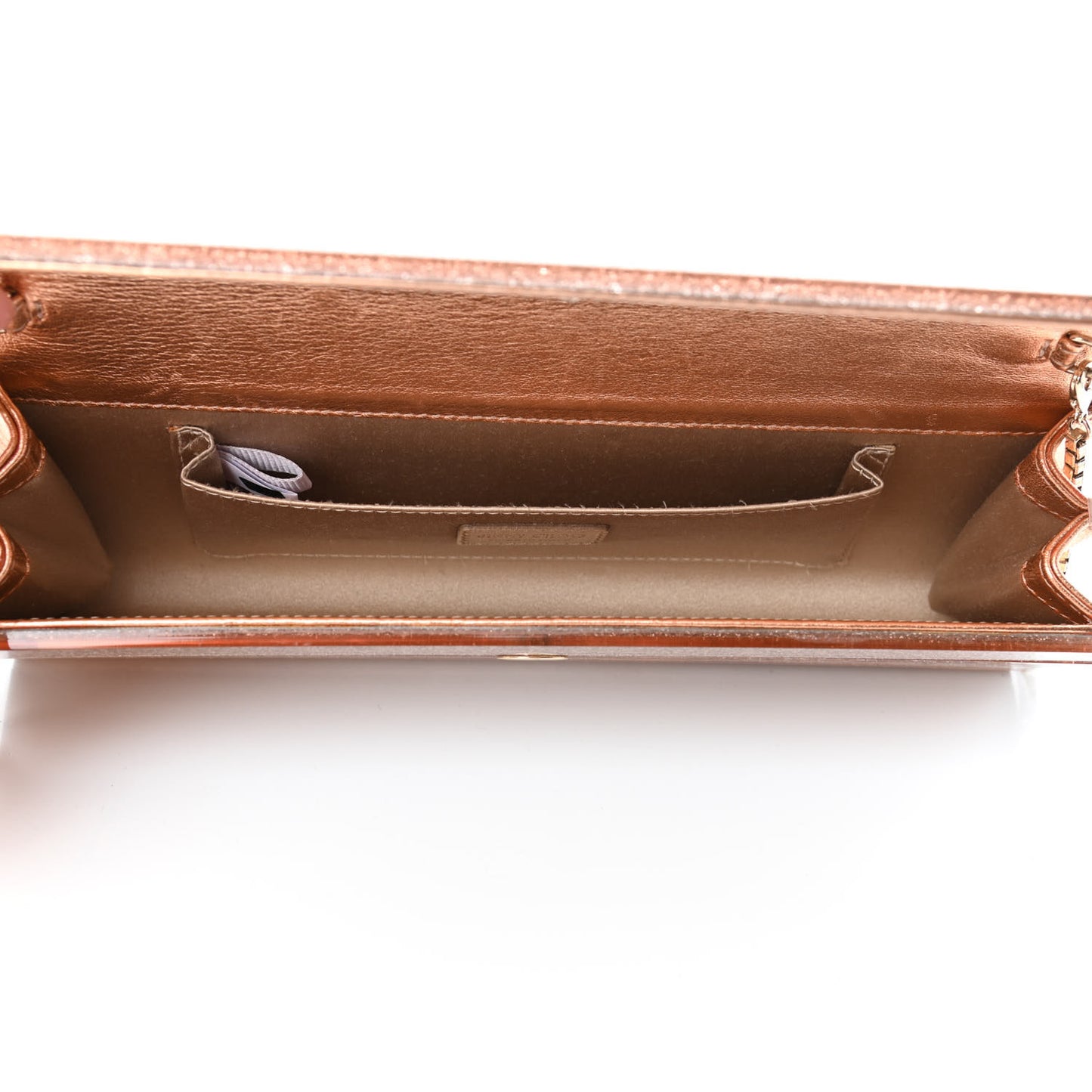 Acrylic Glitter Degrade Clutch Ballet Pink