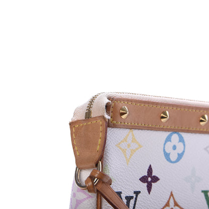 Louis Vuitton Monogram Multicolor Pochette Accessories White 8 of 11