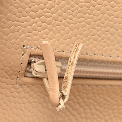 Chanel Caviar Quilted Jumbo Double Flap Beige Clair 12 of 12
