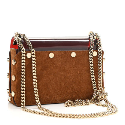 Jimmy Choo Suede Lockett Petite Shoulder Bag Brown 3 of 12
