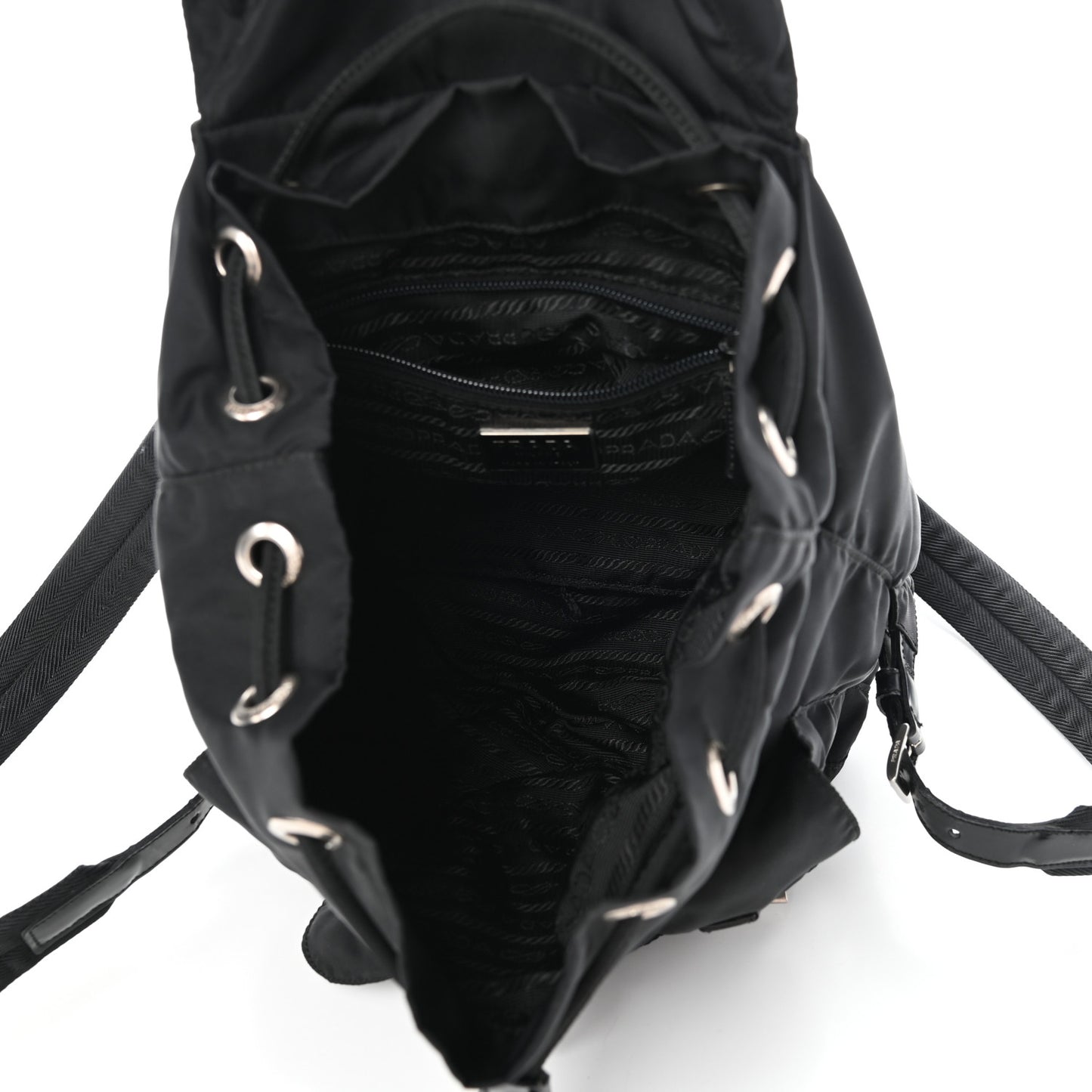 Tessuto Nylon Vela Small Backpack Black