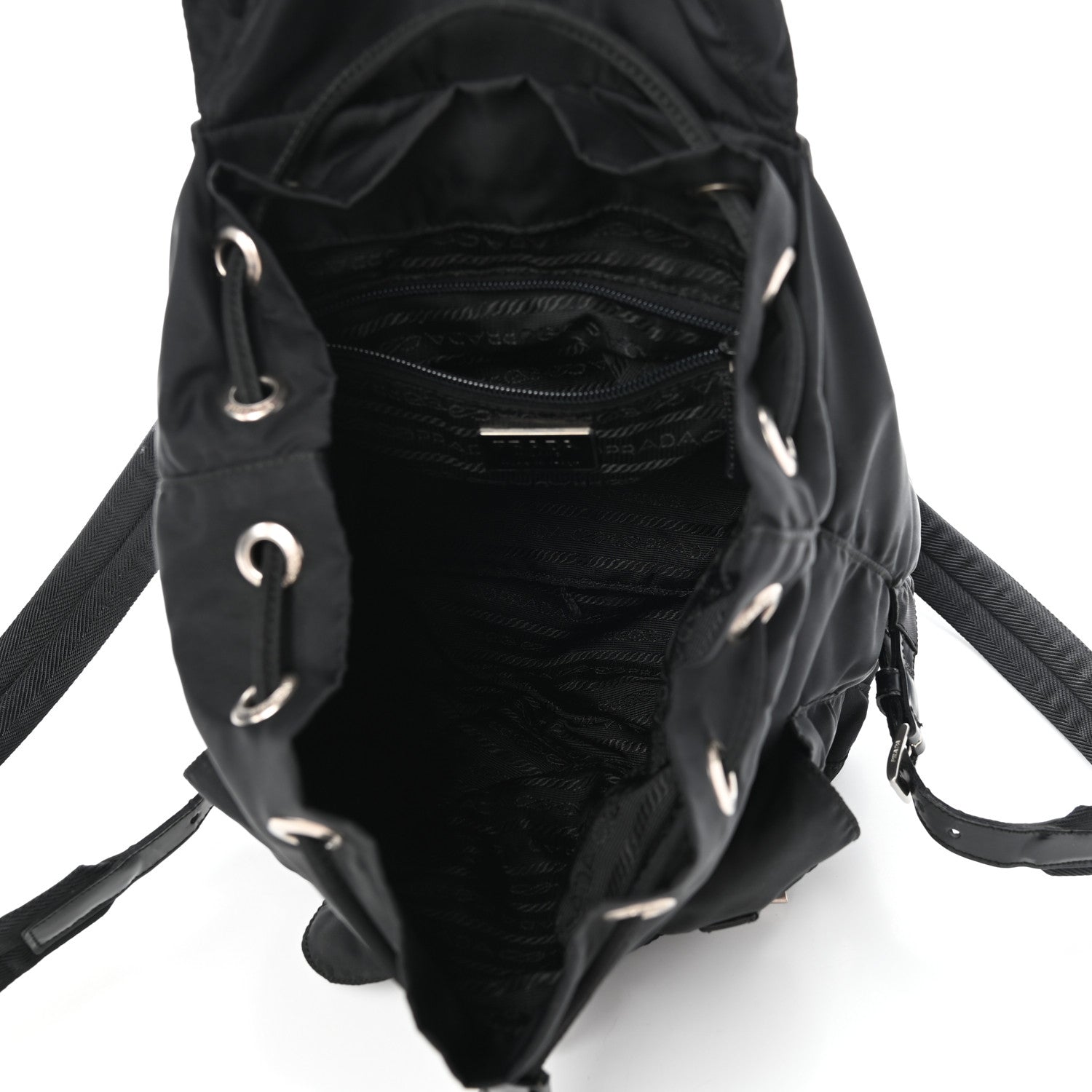 Prada Tessuto Nylon Vela Small Backpack Black 5 of 9