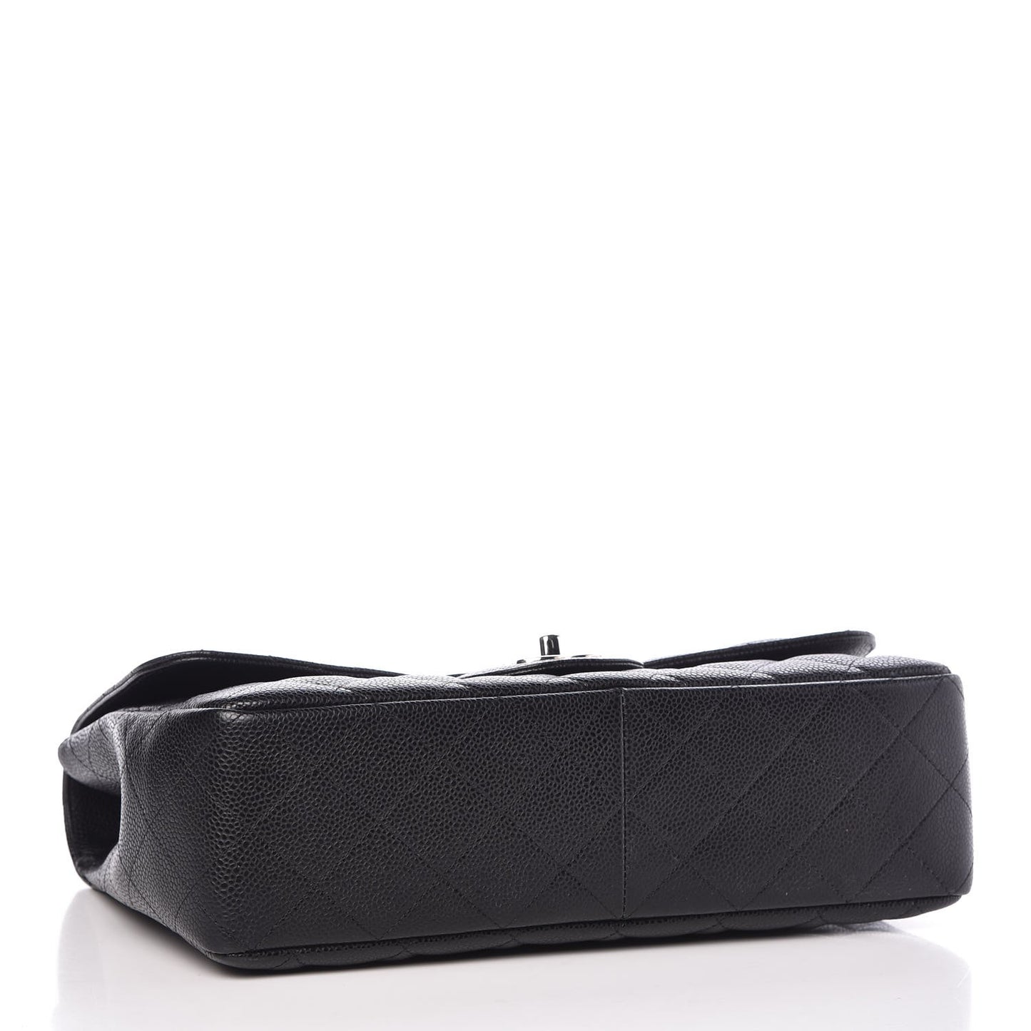 Caviar Quilted Jumbo Single Flap Black