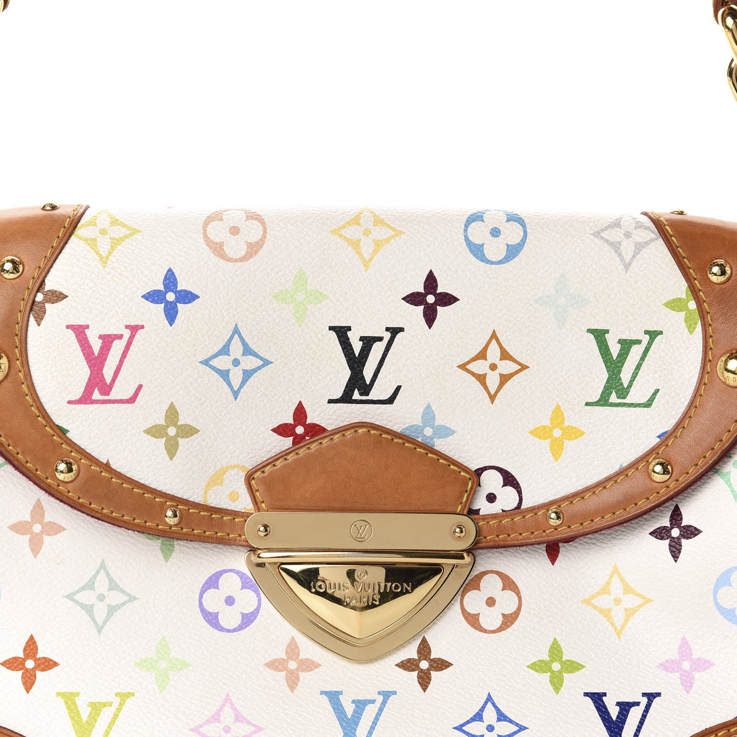 Monogram Multicolor Beverly MM White