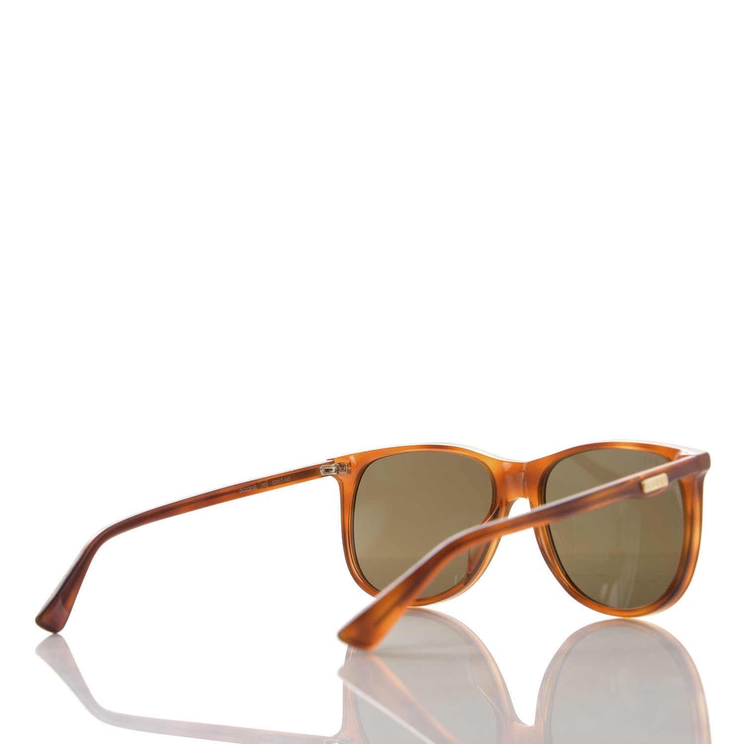 Gucci Acetate Frame Sunglasses GG0263S Havana 5 of 8