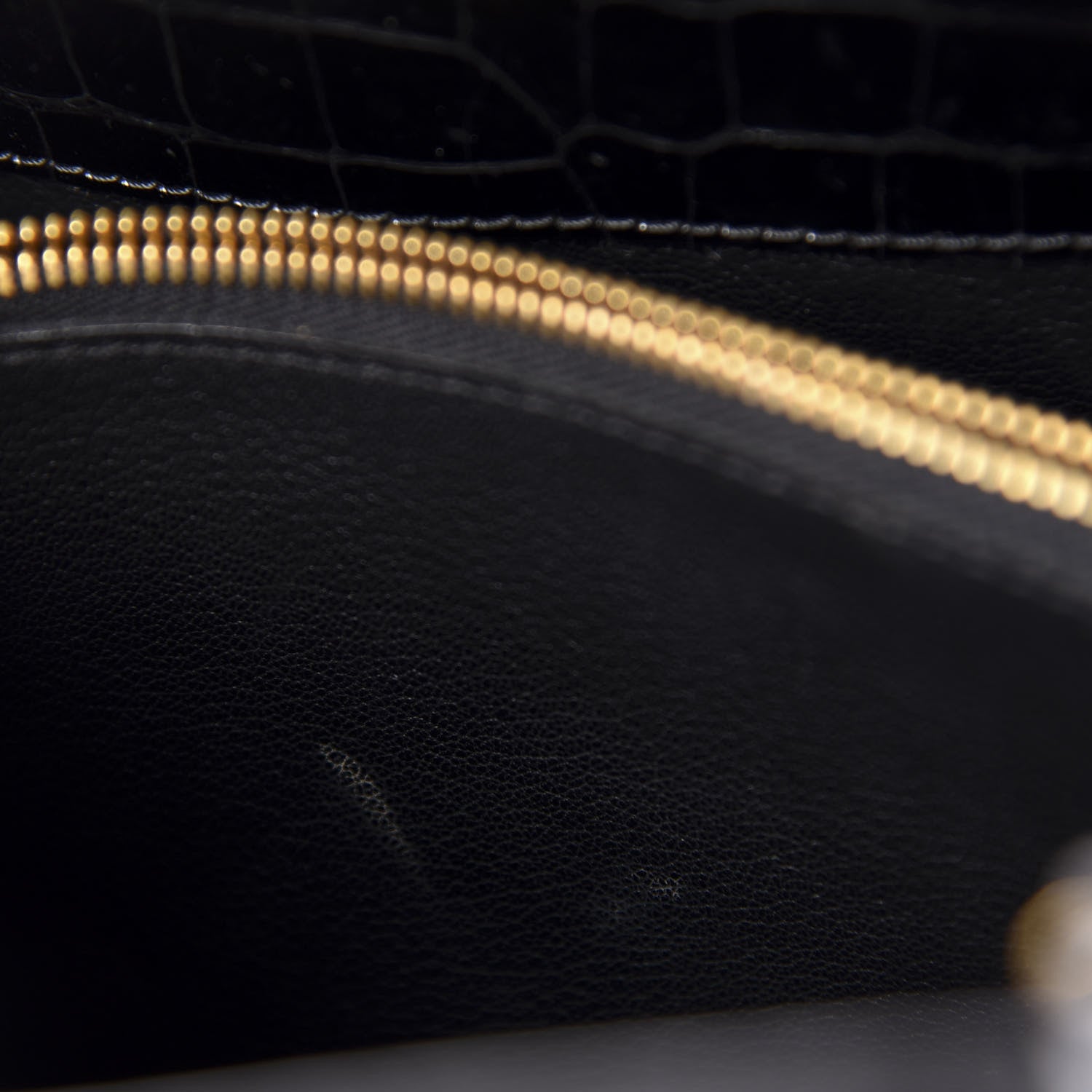Louis Vuitton Crocodile Brilliant Montaigne MM Black 9 of 12