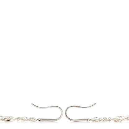 David Yurman Sterling Silver Infinity Triple Drop Earrings 3 of 4