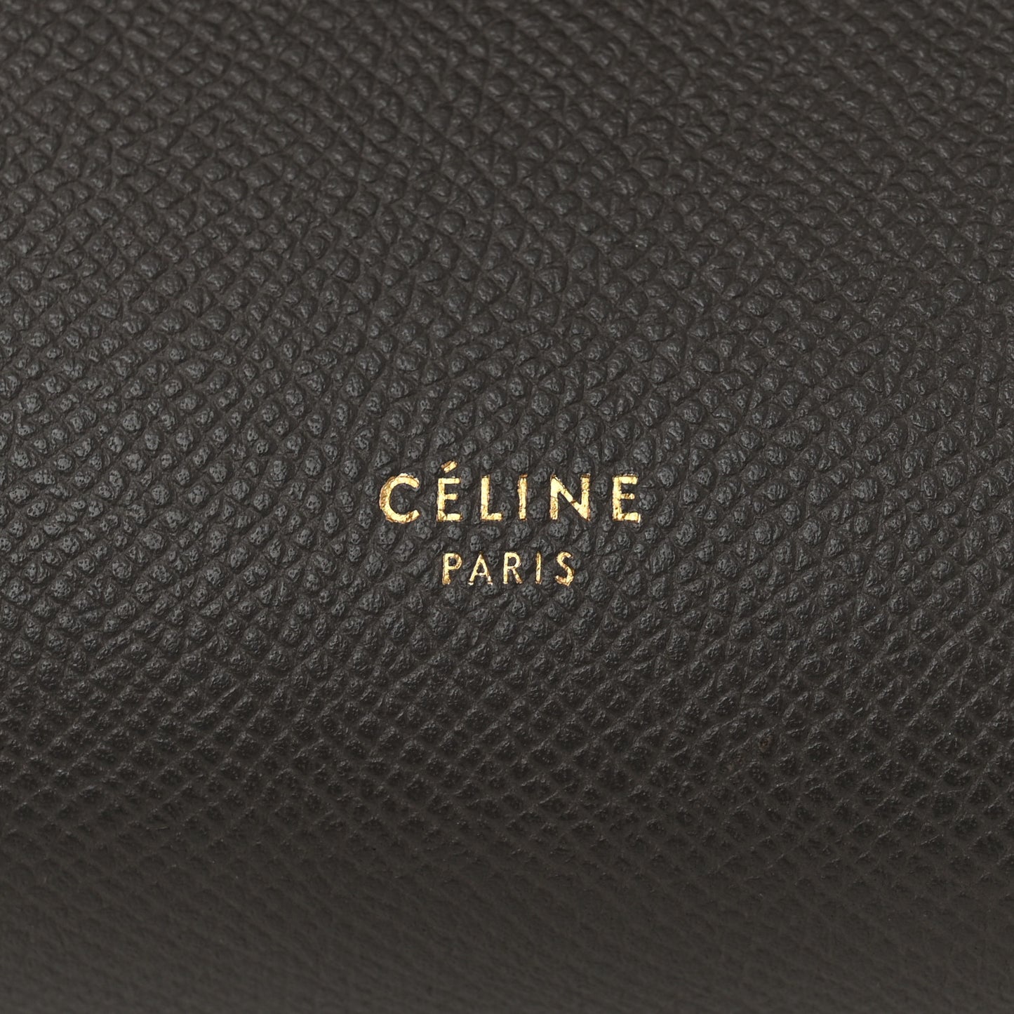 Grained Calfskin Micro Belt Bag Grey