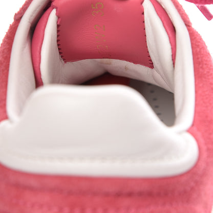Valentino Garavani Suede Womens Flycrew Sneakers 35 Shadow Pink Optic White 10 of 13