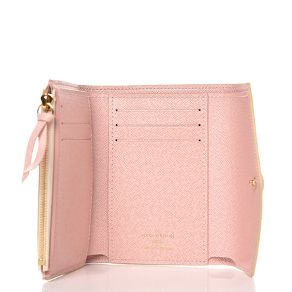 Louis Vuitton Damier Azur Victorine Wallet Rose Ballerine 5 of 7