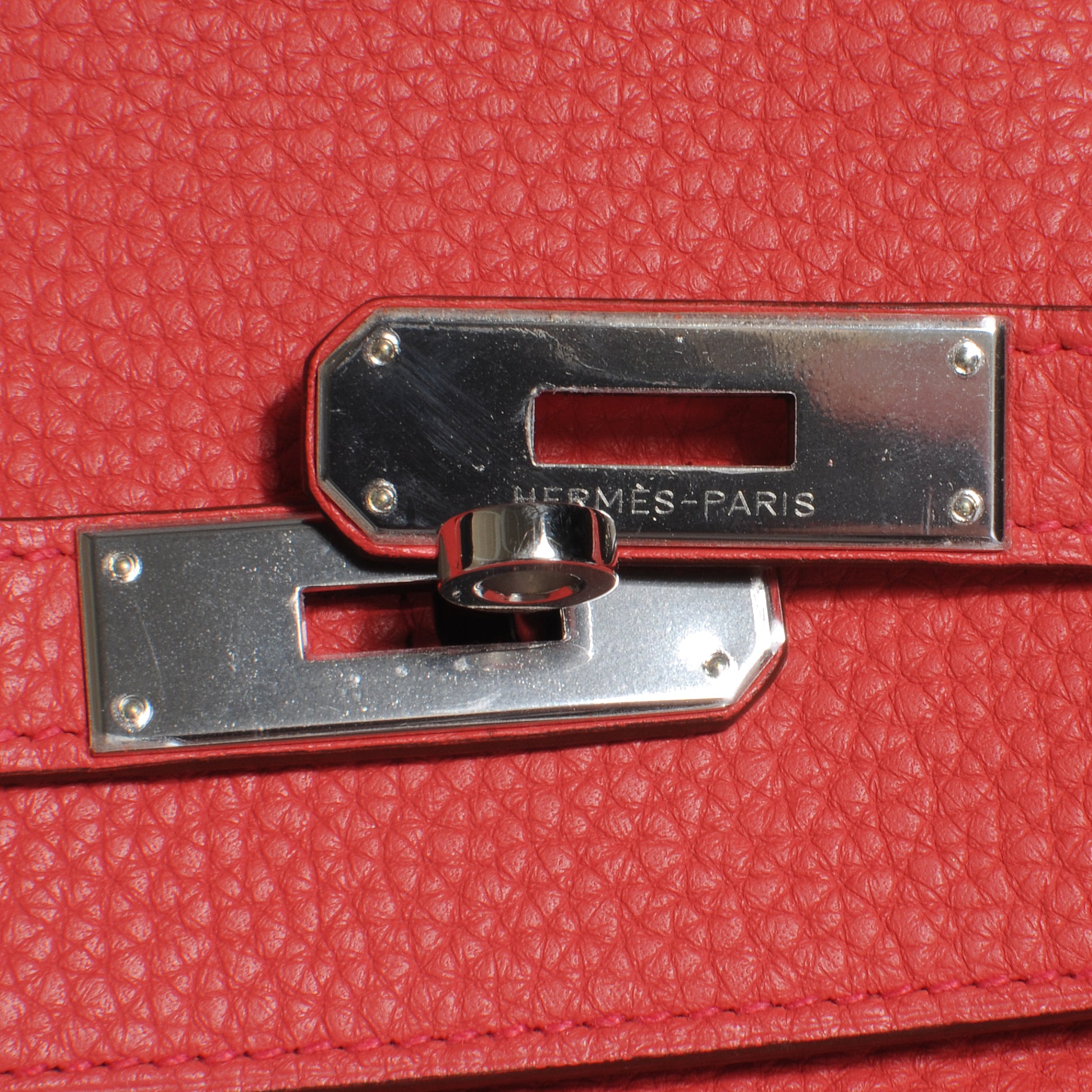 Hermes Taurillon Clemence Birkin 40 Bougainvillea 6 of 9