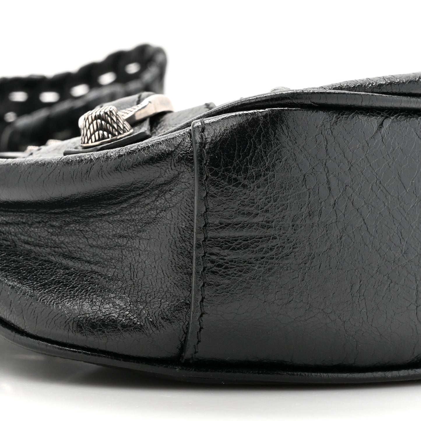 Agneau Arena Le Cagole Shoulder Bag XS Black