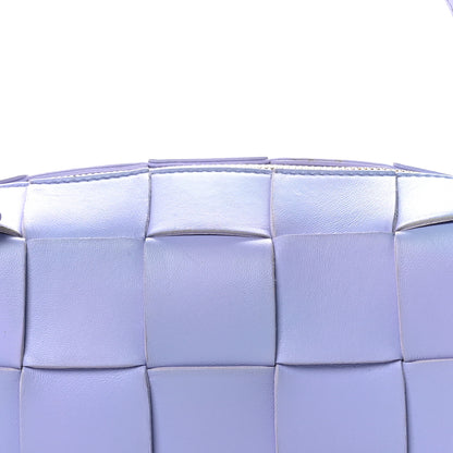 Bottega Veneta Lambskin Maxi Intrecciato Small Brick Cassette Bag Wisteria 7 of 9