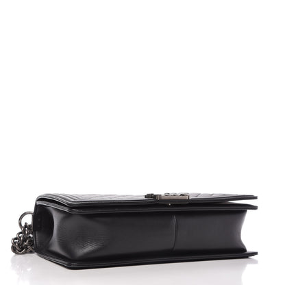 Chanel Calfskin Quilted New Medium Boy Flap Black 4 of 10