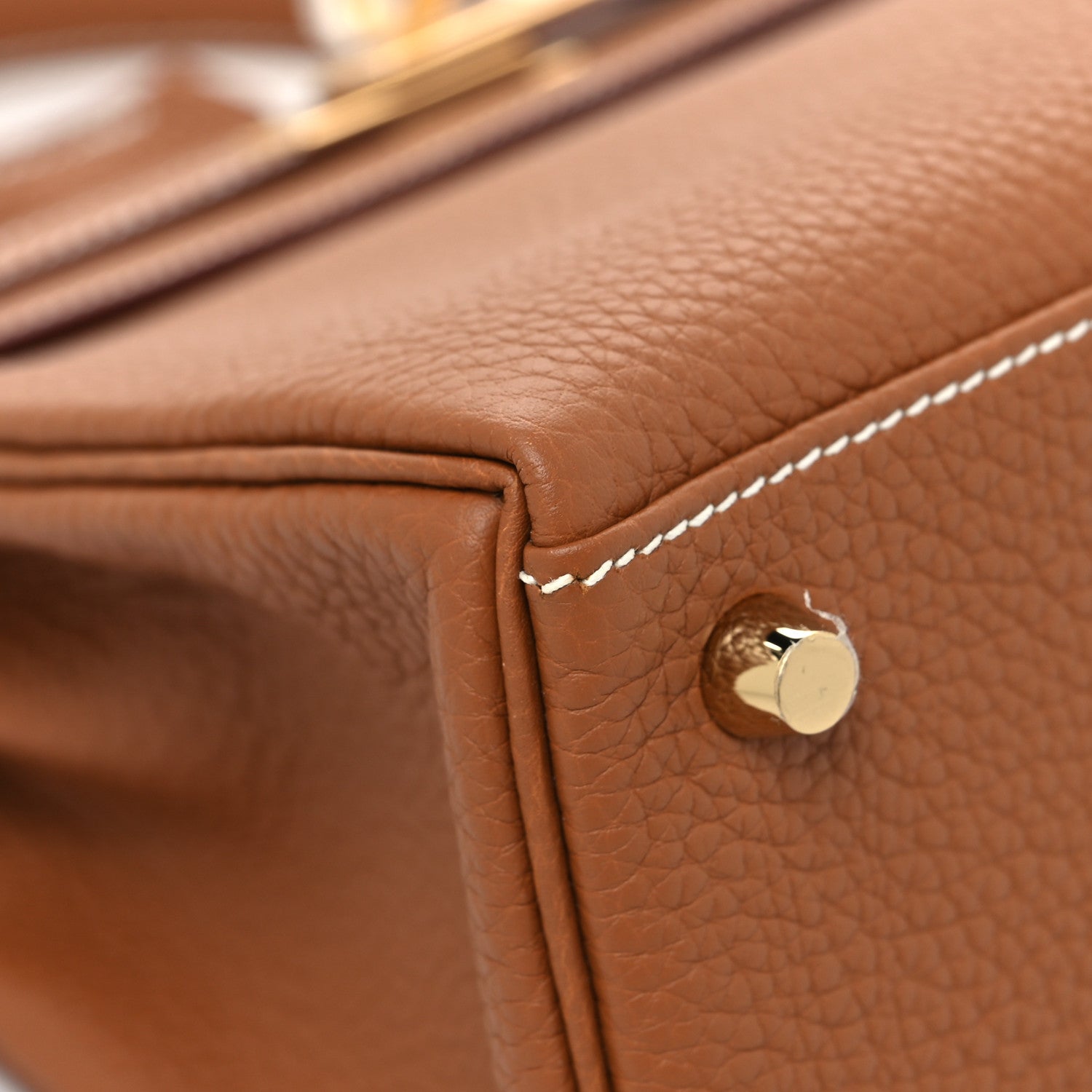 Hermes Togo Kelly Retourne 25 Gold 8 of 12