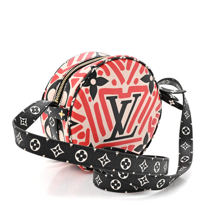 Louis Vuitton Monogram Giant Crafty Boite Chapeau Souple PM Creme Rouge Black 3 of 9