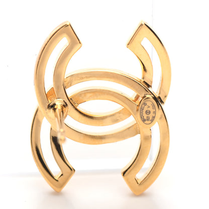 Chanel Metal Obazine CC Earrings Gold 4 of 5