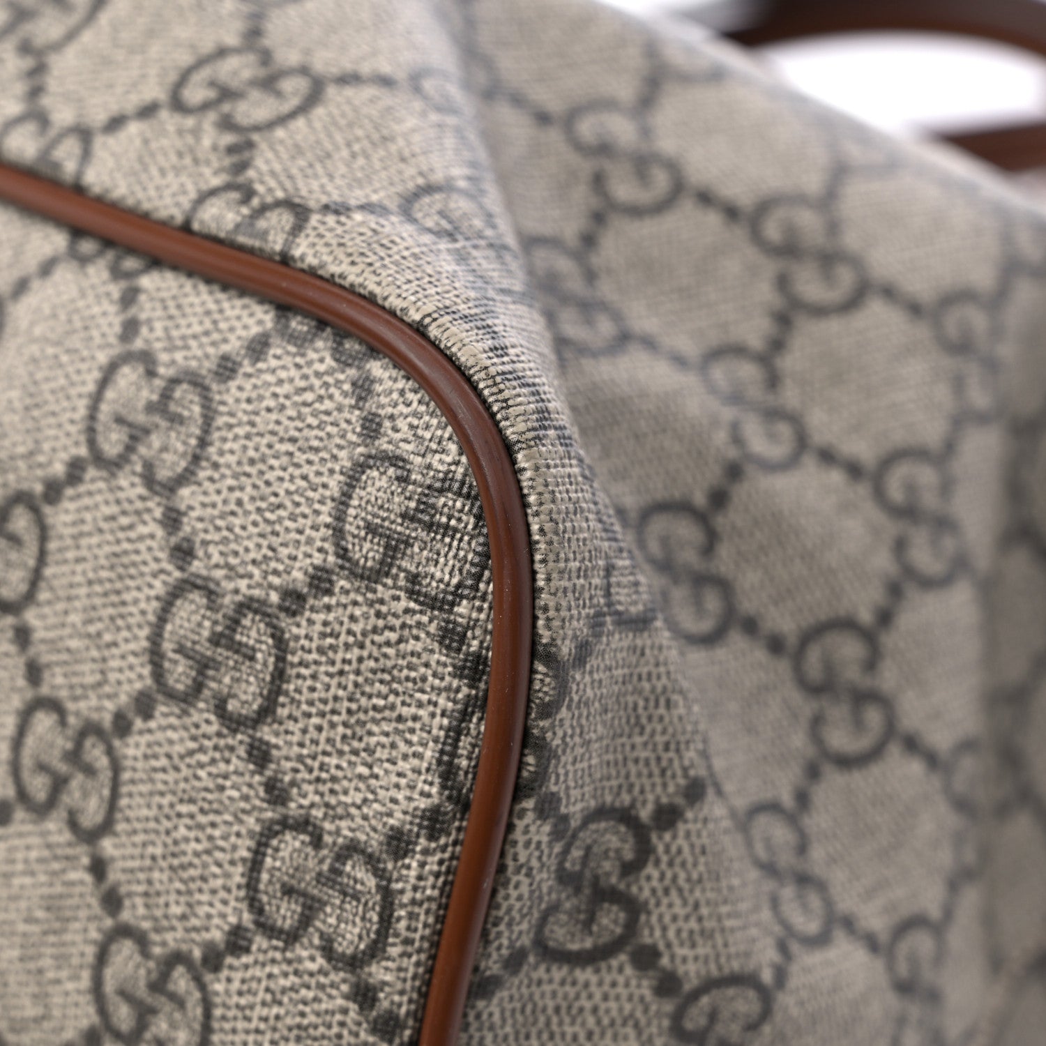 Gucci Soft GG Supreme Monogram Medium Crossbody Tote Beige Cuir 9 of 15