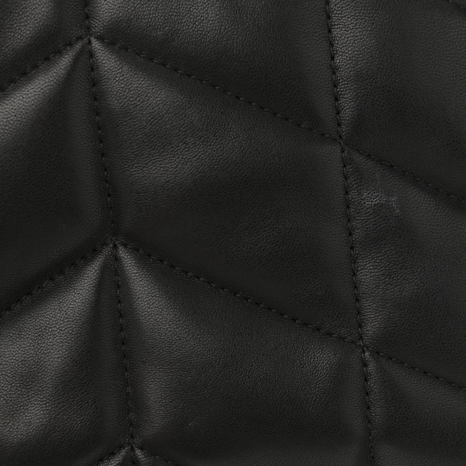 Saint Laurent Lambskin Quilted Toy Loulou Puffer Monogram Chain Satchel Black 11 of 12