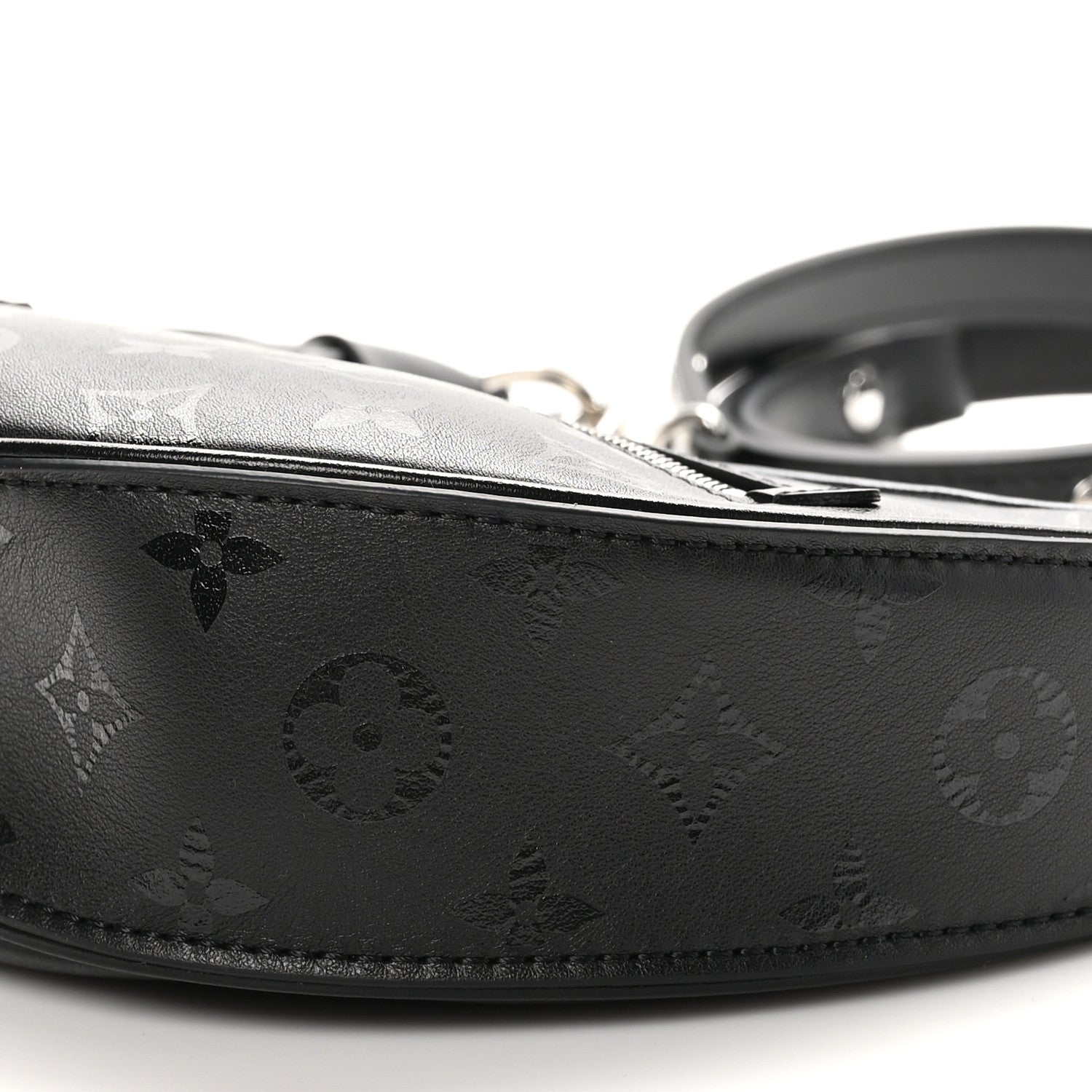Louis Vuitton Calfskin Monogram Loop H27 Black 8 of 9