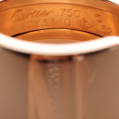 Cartier 18k Yellow Gold Santos Dumont Ring Size 52 US 6 3 of 3