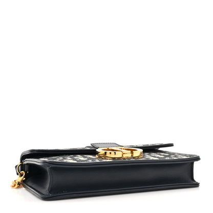 Christian Dior Oblique Miss Montaigne Mini Flap Bag Blue 4 of 11