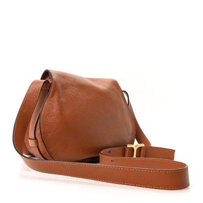 Chloe Calfskin Medium Marcie Round Crossbody Bag Tan 3 of 11