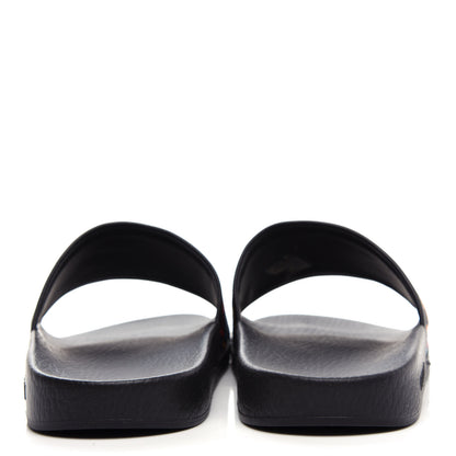 Gucci GG Supreme Monogram Psychedelic Slide Sandals 10 Black Multicolor 7 of 11