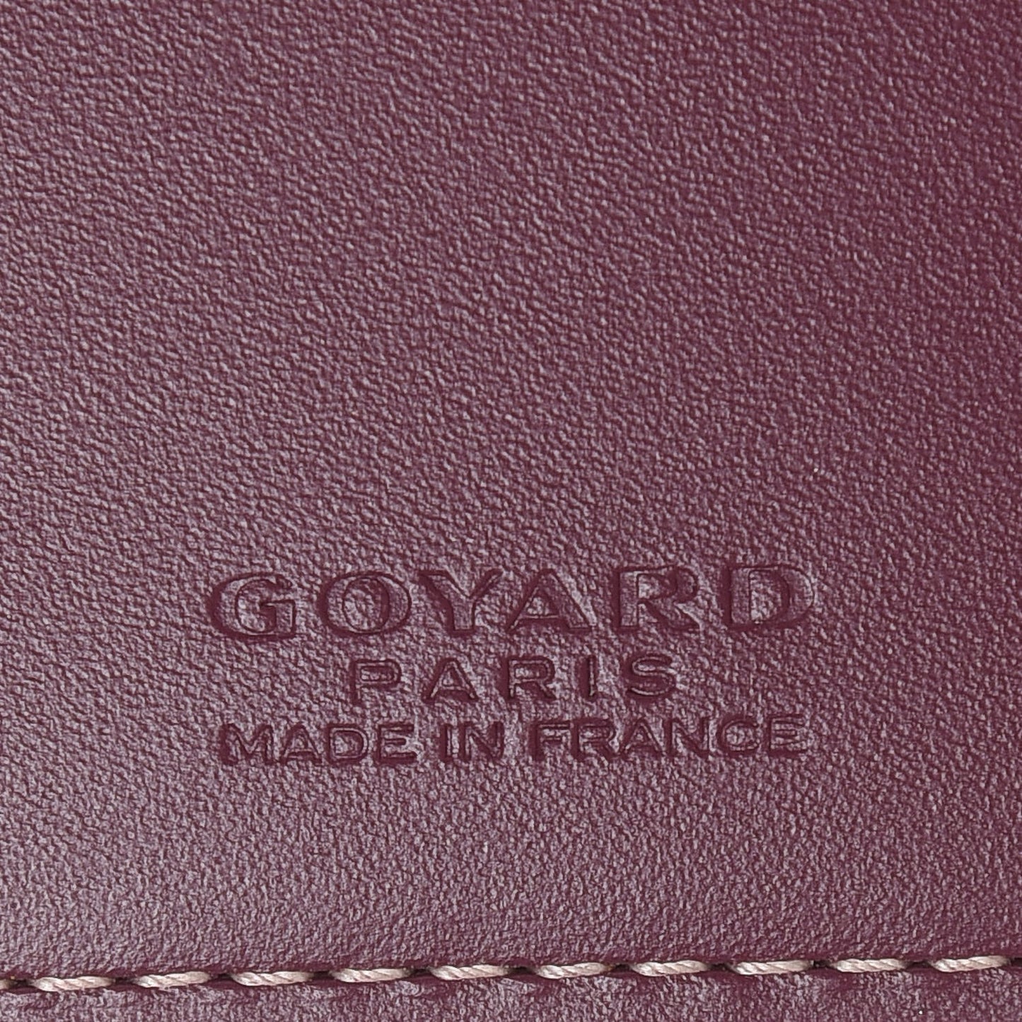 Goyardine Bi-Fold Victoire PM Wallet Burgundy