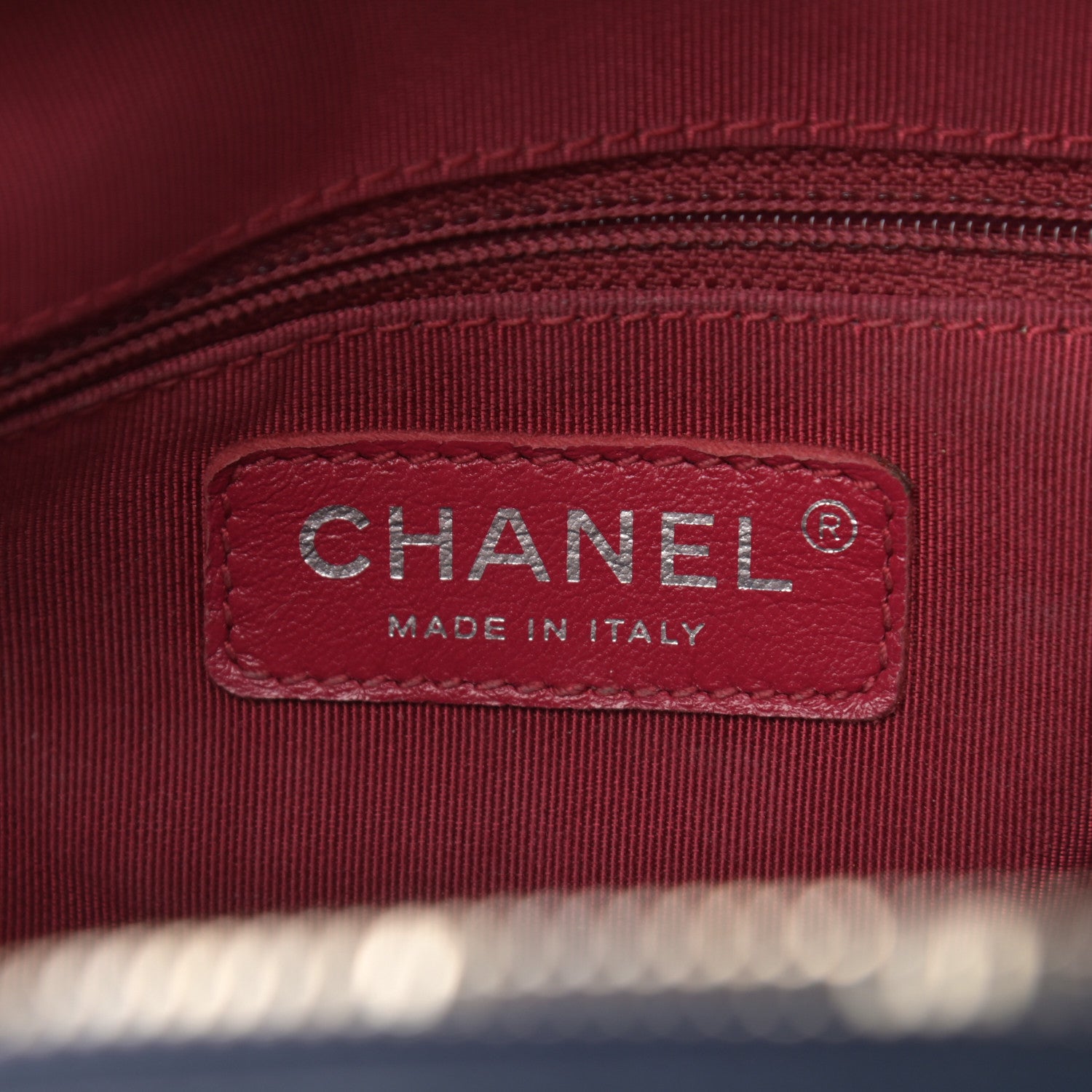 Chanel Aged Calfskin Quilted Medium Gabrielle Hobo Navy Black 6 of 14