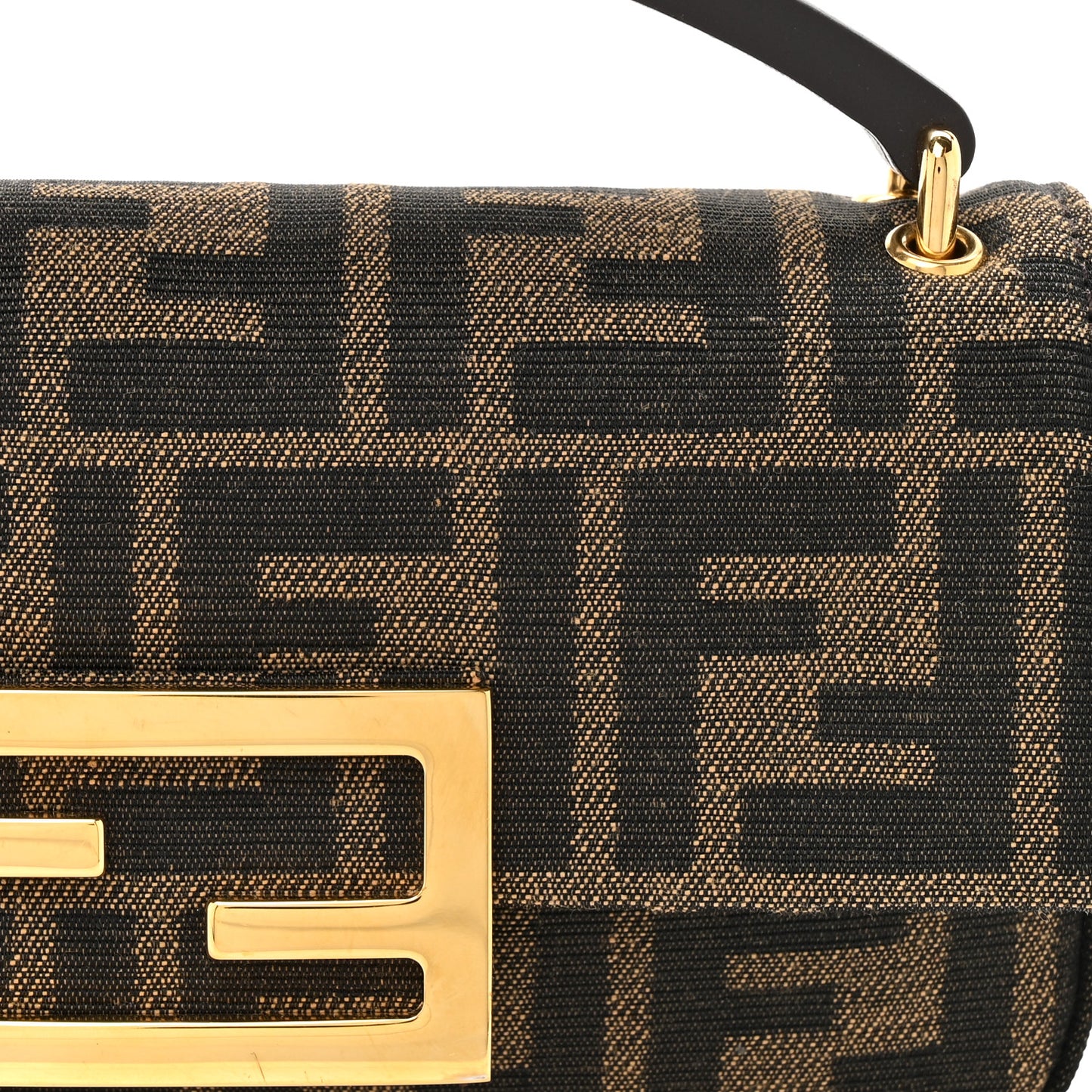 Fabric Jacquard FF 1974 Phone Baguette Tobacco Moro