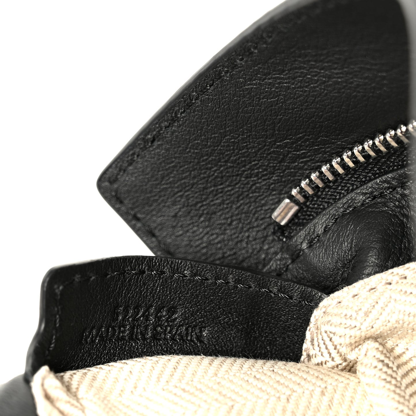 Calfskin Mini Puzzle Edge Bag Black