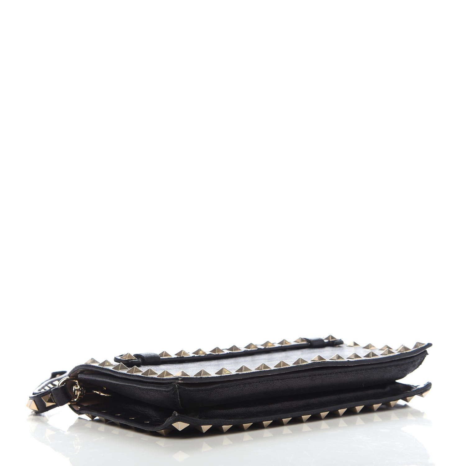 Valentino Garavani Nappa Rockstud Wristlet Clutch Black 4 of 9