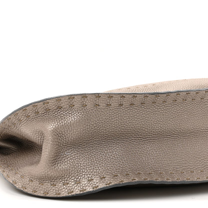 Fendi Cuoio Romano Selleria Hobo Peltro 8 of 9