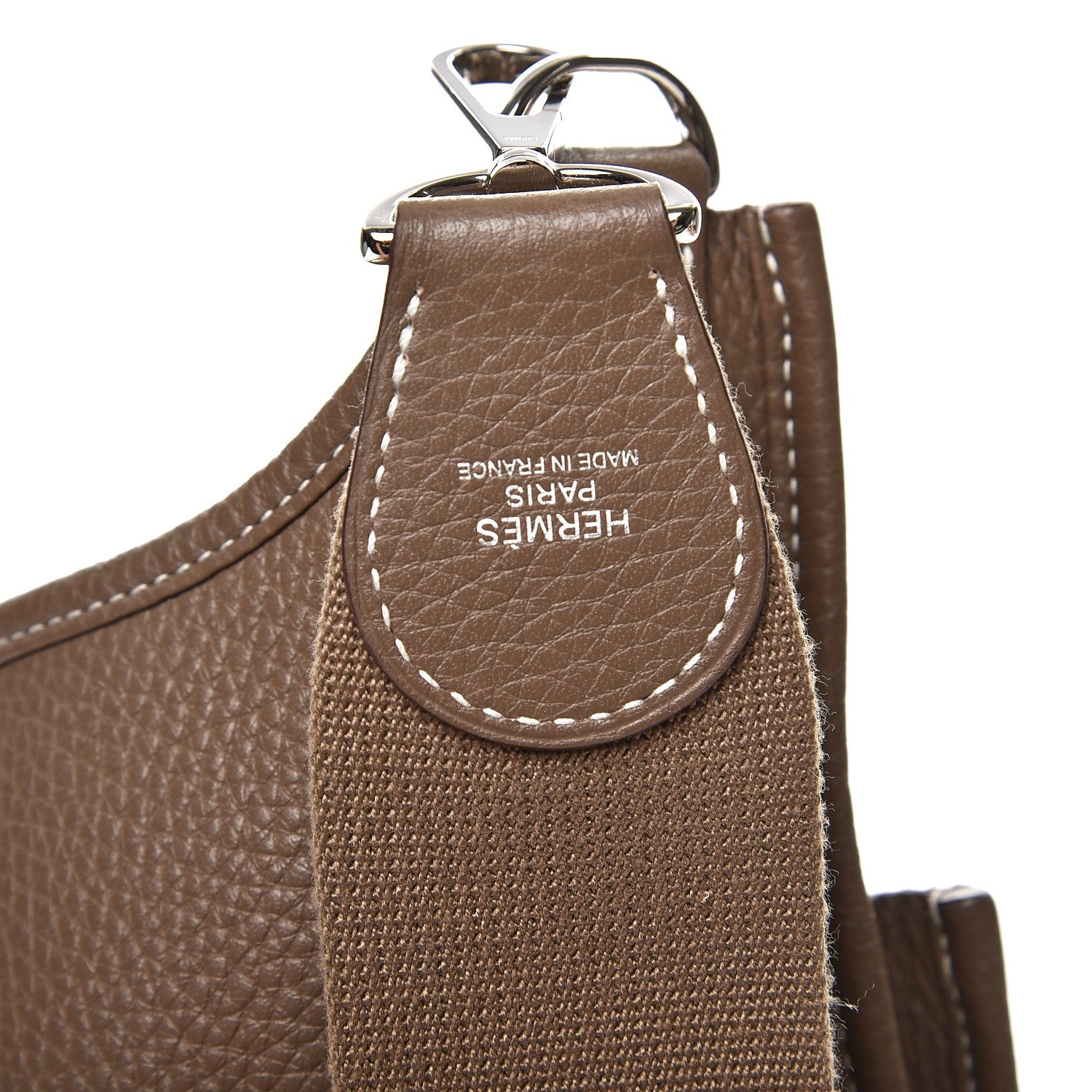 Hermes Taurillon Clemence Evelyne III PM Etoupe 9 of 10