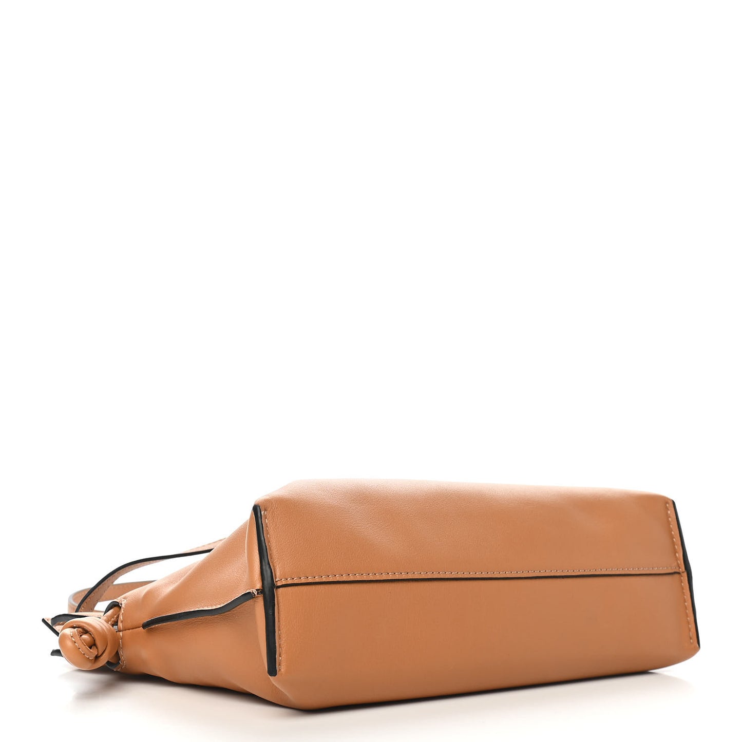 Nappa Mini Flamenco Knot Clutch Warm Desert