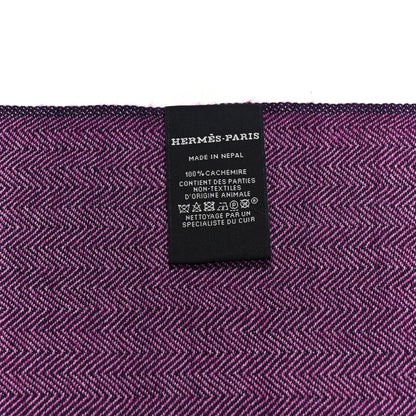 Hermes Cashmere Colorblock Himalaya Artisanale Muffler 3 of 5